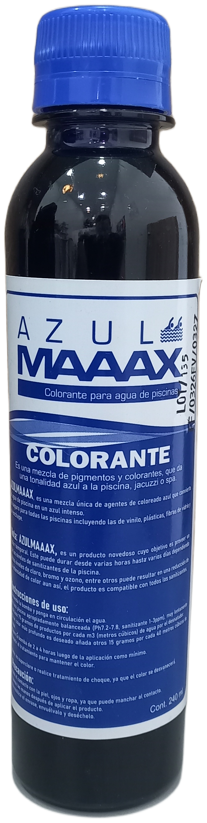Colorante Azul Especial para Piscinas