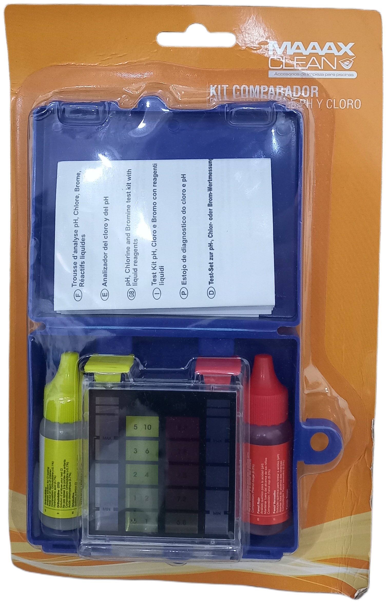 Kit Analizador Profesional de pH y Cloro