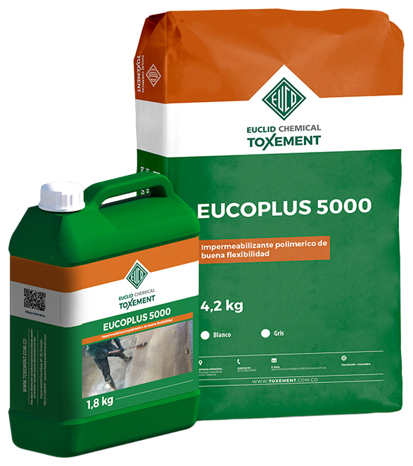 Impermeabilizante Bicomponente Eucoplus 5000 x 4 Kg